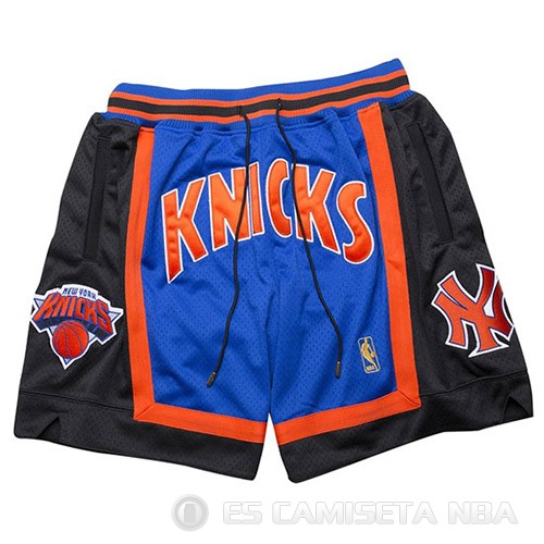 Pantalone New York Knicks Just Don Azul - Haga un click en la imagen para cerrar